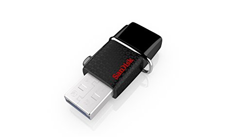 Memoria flash USB SanDisk Ultra Dual de 64 GB con USB 3.0 y hasta 130 MB/s