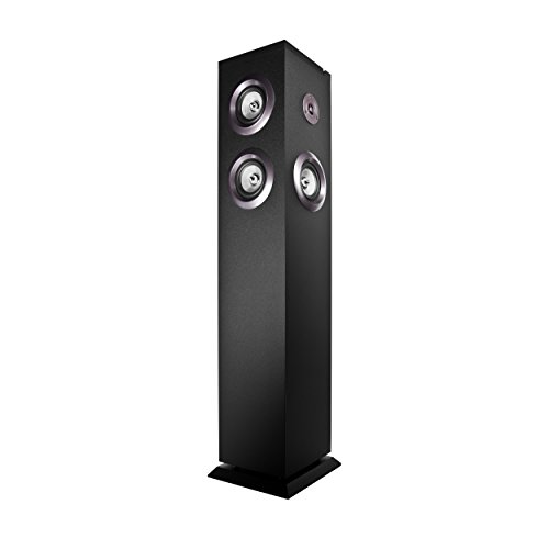Energy Sistem Tower 8 - Equipo de Home Cinema (Bluetooth, panel táctil, RMS: 100 W, USB, FM), color negro