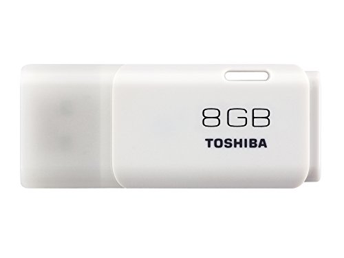 Toshiba Hayabusa - Memoria USB 2.0 de 8 GB, color blanco