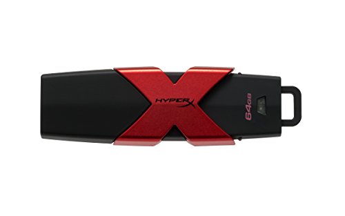 HyperX Savage HXS3/64GB - Memoria USB 3.0 de 64 GB (350 MB/s R, 180 MB/s W)