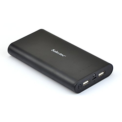 SELECTEC 24000mAh PowerBank Universal 2 puerto USB 5V 1A / 2.1A Batería Externa Cargador Portátil Banco de la Energía para  Samsung iPhone iPad ipod Smartphone HTC one LG XIAOMI HUAWEI 5V Tablets GPS Bluetooth Altavoz Smartphones de Android Reproductor de
