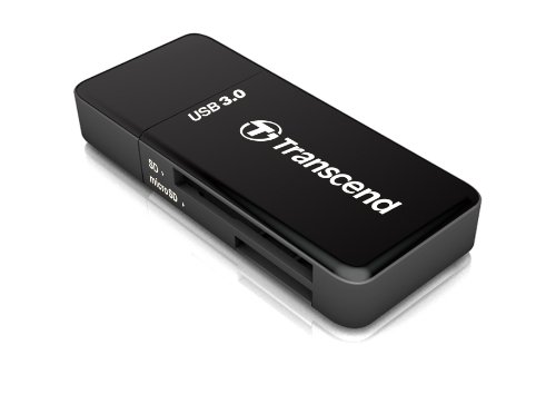 Transcend TS-RDF5K - Lector de tarjetas de memoria USB, color negro