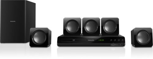 Philips HTD3510 - Equipo de Home Cinema 5.1 (300 W, HDMI, USB), negro