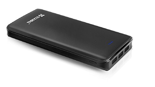 20000 mAh Batería Externa Movil Portátil Coolreall Power Bank, Cargador Portátil 3 Puertos Cargador Movil Portátil Carga Rápida para iPhone 7/iphone 6 6s y Otros Dispositivos USB 3A Salida (Negro)