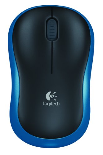 Logitech M185 - Ratón (inalámbrico, 2.4 GHz, USB), color azul