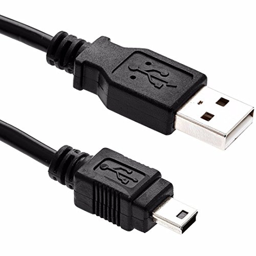GizzmoHeaven 5M USB 2.0 Cable Mini USB para transferencia de datos y las cámaras de carga y otros dispositivos portátiles - 5 Metro
