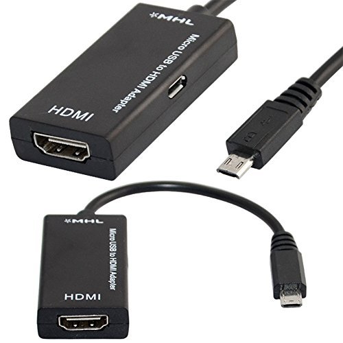 MHL Micro USB A HDMI A A/V TV Adaptador Cable Corto Para LG HTC Sony SamSung HDTV
