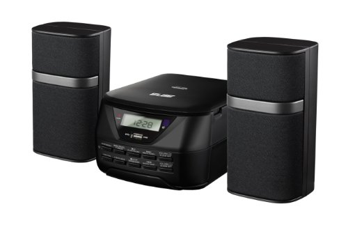 Elbe HiFi-557-USB - Microcadena (MP3, CD, Aux-In, 2 x 2.5 W), color negro