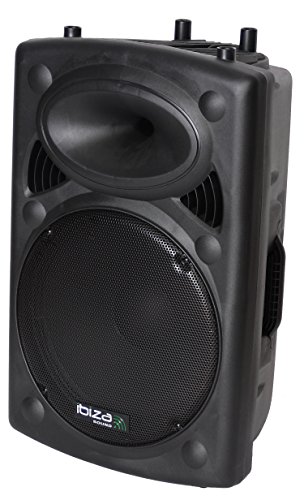 Ibiza SLK15A-USB - Altavoz de suelo de 800 W, negro