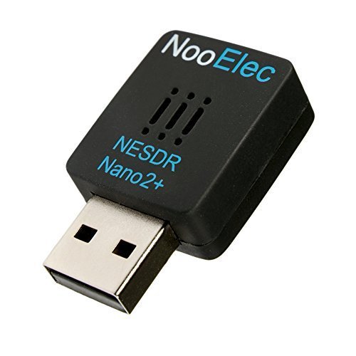 NooElec NESDR Nano 2+ Pequeño Negro RTL-SDR USB Set (RTL2832U + R820T2) con Ultra bajo Fase Ruido 0,5 PPM TCXO, MCX Antena y Mando A Distancia; Software Definida Radio, DVB-T y ADS-B Compatible, ESD Seguro