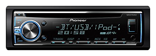 Pioneer DEH-X5800BT - Radio CD con sintonizador RDS, Bluetooth, entrada auxiliar y USB