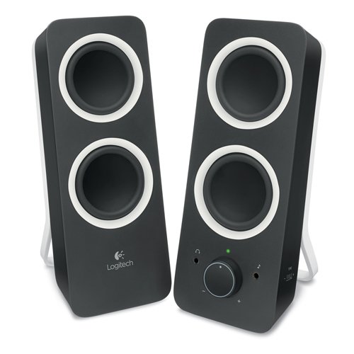 Logitech Z200 - Altavoces 2.0, color negro