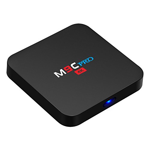 Bqeel M9C Pro Android 6.0 TV Box 4K Amlogic S905X Quad Core [1G / 8G] con Wifi preinstaldo Smart tv box
