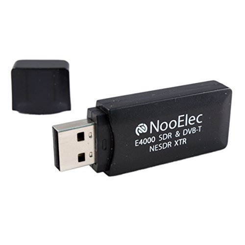 NooElec NESDR XTR - Tiny RTL-SDR & DVB-T USB Stick (RTL2832U + Elonics E4000 Tuner) w/ Telescopic Antenna and Remote Control. MCX Antenna Input. Low-Cost, Extended-Range Software Defined Radio Compatible with Many SDR Software Packages., [Importado de Rei