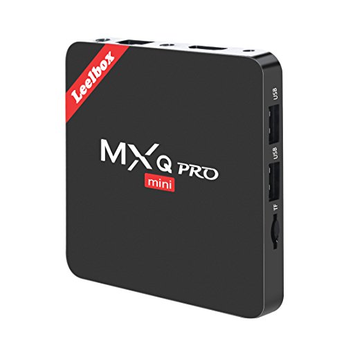 Leelbox MXQ PRO Mini Android TV Box , Smart TV Box Amlogic S905X 64bits 2K & 4K Quad Core Smart TV Box Android 6.0 1 GB RAM y 8 GB Flash Android Box