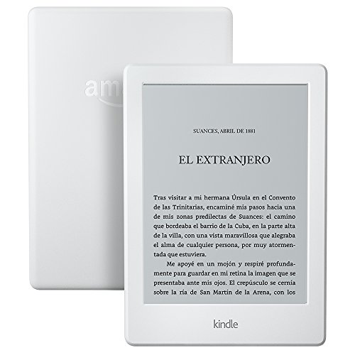 E-reader Kindle, pantalla táctil antirreflejos de 6'' (15,2 cm), Wi-Fi (Blanco)